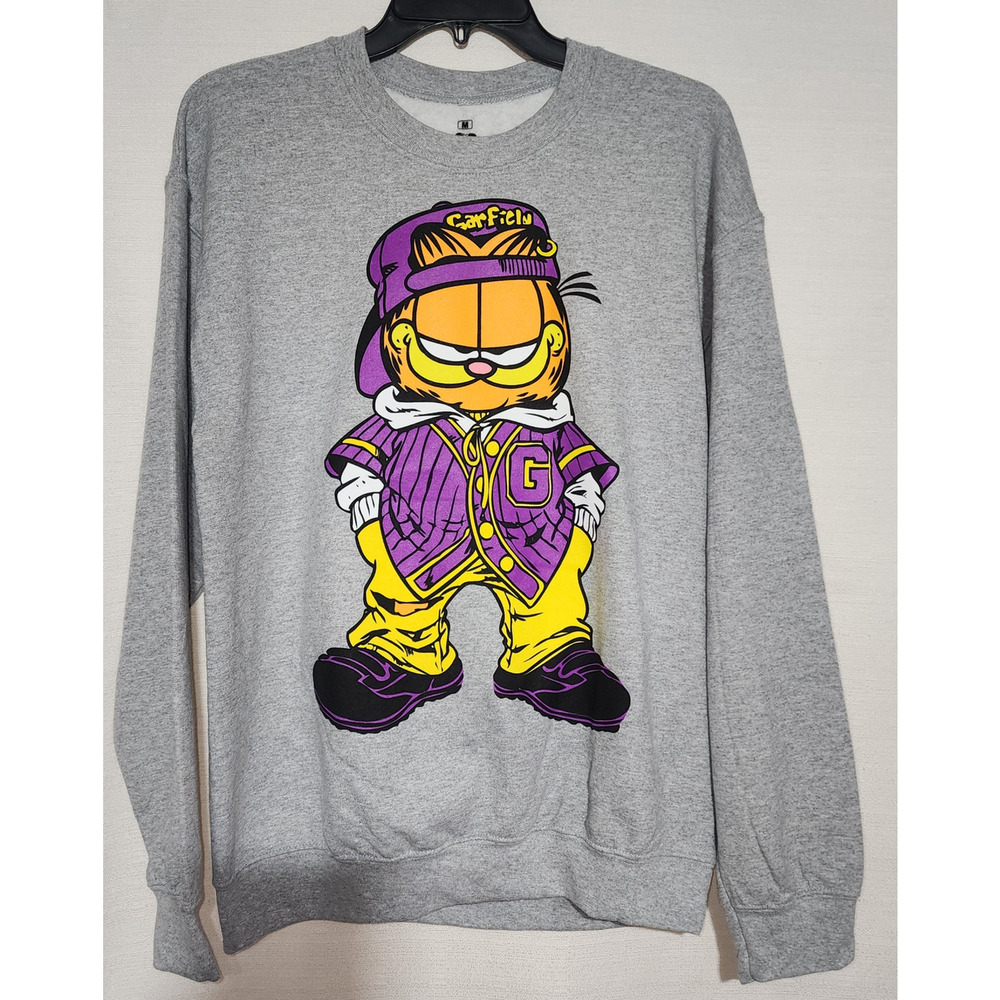 Garfield gray sweatshirt men size medium